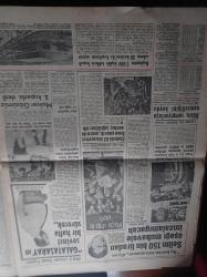 Hürriyet Gazetesi - 3 Haziran 1968 - Fenerbahçeli Selim Soydan'a Beşiktaş Ve Galatasaray Talip - İstanbul'un Fethi Ve Büyük Fatih'in Bilinmeyen Yönleri - Kanlı Bir Seçim 13 Ölü 33 Yaralı Var - Parti Liderleri Oylarını Nasıl Kullandı - Süleyman Demirel - İsmet İnönü - Mehmet Ali Aybar - Türkiye İşçi Partisi - Belediye Seçimlerini Adalet Partisi Kazandı - Darülaceze'deki Vatandaşlar Da Oyunu Kullandı