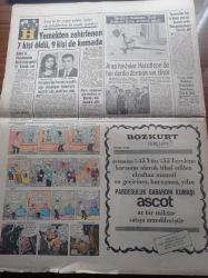 Hürriyet Gazetesi - 3 Haziran 1968 - Fenerbahçeli Selim Soydan'a Beşiktaş Ve Galatasaray Talip - İstanbul'un Fethi Ve Büyük Fatih'in Bilinmeyen Yönleri - Kanlı Bir Seçim 13 Ölü 33 Yaralı Var - Parti Liderleri Oylarını Nasıl Kullandı - Süleyman Demirel - İsmet İnönü - Mehmet Ali Aybar - Türkiye İşçi Partisi - Belediye Seçimlerini Adalet Partisi Kazandı - Darülaceze'deki Vatandaşlar Da Oyunu Kullandı