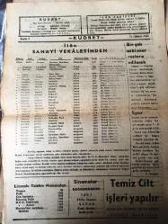 AFYON KUDRET  GÜNLÜK SİYASİ GAZETESİ -YEREL TAŞRA BASINI  -   16 MAYIS 1960-YIL :3 SAYI : 864- Sahipata İlkokulu temeli dün merasimle atıldı -Hava Şehitlerimiz anıldı -Kamış Şekeri  Fabrikası  -Spor -Resimli  Haberler -Amerika da Spor -Annemin Hatıra Defteri -İlan  Sanayi Vekaletinden -Bir çok  eski  eser restore edilecek -Spor  Sinemalar   İNCİ,  Tütün  Zamanı  , Şafak ,  Kanlı  Baskın ,   Katil  Evlat -