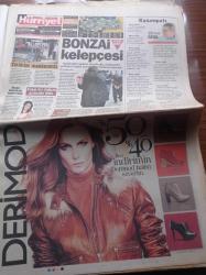 Hürriyet Gazetesi - 26 Kasım 2011 -  Aziz Yıldırım Beni Statta Yargılasınlar - Kate Upton Yılın Modeli - Sabiha Gökçen Guinness'te - Aile Ve Sosyal Politikalar Bakanı Fatma Şahin - Kadına Şiddet - Gökyüzü Herkesindir Konferansı - Suriye Gözlemci İstemiyoruz - Abdullah Gül'den Topuk Esprisi - Altın Portakal'ın Dramı