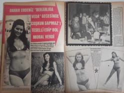 Pazar Haftalık Aktüalite Sinema Tiyatro Müzik ve Magazin Dergisi - Sayı:940 - Türkan Şoray - İlknur Taçbaş - Feri Cansel - Aynur Aydan - Bekarlık Sultanlıktır haberi - Şansal Biber - Şükrü Birand - Fevzi Sırmalı - Serdar Gökhan - Gönül Tansel - Sevda Ferdağ - Feri Cansel - Engin Çağlar - Deniz Erkanat - Tansu Sayın - Fikret Hakan - Nilüfer Koçyiğit - Demir Karahan - Sevinç Pekin - Saime Can - Barış Manço - Seyyal Taner - Seher Şeniz - Herkes En Güzel Vücut Konusunda Ayn Kanıda haberi - Deniz Erkanat - Aytekin Akkaya - Osman Seden - Gül Tener - Bahar Erdeniz - Coşkun Sapmaz - Ceyda Karahan - Sevim Çağlayan - Büyük İfşaat filmi - Yılmaz Güney - Hamit Pütün - Feri Cansel - Yılmaz Güney fotoğraf ve haberi - Dergi Tam Değildir Sadece 16 Sayfası Mevcuttur