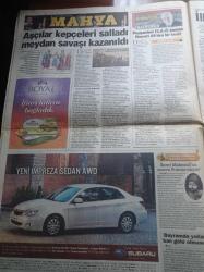 Hürriyet Gazetesi - 27 Eylül 2008 - Aragones Volkan Demirel'e Sivas'a Gelme Dedi - Nurgül Yeşilçay - Cem Özer -Fenerbahçe'nin Deplasman Kabusu - İlk Türk Korveti - Fethullah Gülen Cemaati Yemeğinin Onur Konuğu Kanlı Diktatör Robert Mugabe - Yüzbaşı Hüsamettin Polat Albay Ali Öz'ü Suçladı - ABD'de Sosyalist Darbe- Yabancı Liseler Ayrı Giriş Sınavı Yapılacak - Çankaya CHP'de Rüşvet Skandalı - Abdullah Gül