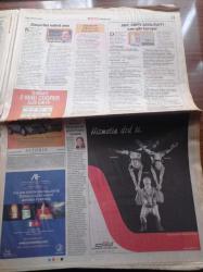 Hürriyet Gazetesi - 9 Ekim 2008 - Mustafa Denizli Sergen Yalçın El Ele - PKK'nın Dış İlişkiler Sorumlusu Ahmet Gülabi Dere'ye Yunanistan İkamet Vermiş - Diyarbakır Şehir Merkezinde Polise Saldırı 5 Şehit 19 Yaralı -  Aktütün Saldırısından Hava Kuvvetleri Komutanı Aydoğan Babaoğlu'nun Haberi Yokmuş - Deniz Feneri Davası - Deniz Baykal