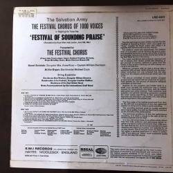 The Festival Chorus Of 1000 Voices – Festival Of Sounding Praise -  Yabancı 33'lük Plak - İNGİLTERE BASKI