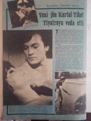 Pazar Aktüalite Sinema Tiyatro Mizah Mecmuası Dergisi Gazetesi - 25 Aralık 1965 - Türkan Şoray - Rüçhan Adlı - Eşref Kolçak - Gülbin Eray - Yılmaz Duru - Hülya Koçyiğit - Cüneyt Arkın - Beleş Osman - Ali Şen - Ekrem Bora - Orhan Günşiray - Sevda Ferdağ - Tanju Gürsu - Fatma Girik - Vahi Öz - Sadri Alışık - Bülent Oran - Sefa Önal - Sadık Şendil - Rita Cadillac - Hava Güzeldi Tarabya Sırtlarında haberi - Aşk Rüyası haberi - Tanju Gürsu - Nuray Uslu - Ruhsan Çınar - Tülin Elgin - Aşk Güzel Şey haberi - Genç Arkadaşlar fotoromanı - Hanımlar Sizin İçin haberi - Zeynep Berk - Kırık Kalp Çizgi Romanı - Kartal Tibet - Tülin Elgin - Ayfer Feray - Mehmet Ali Akpınar fotoğraf ve haberi - Tam Takım Dergi