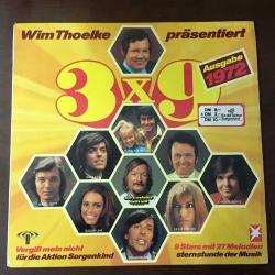 Wim Thoelke Präsentiert: 3x9 - 9 Stars Mit 27 Melodien, Ausgabe 1972 -  Yabancı 33'lük Plak - ALMANYA BASKI