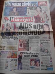 Hürriyet Gazetesi - 15 Temmuz 2006 - Azerbaycanlı Voleybolcu Natalia Mammadova'yı İlham Aliyev'den İzleyin - Adnan Polat - Güneş N'Roses Grubunun Solisti Axl Rose İle Eski Manken Deniz Akkaya Konserden Beraber Ayrıldı - Melih Gökçek Oğlum Osman Gökçek Çankaya Adayı Dedi - Harp Okulu Komutanlığından İstifa Eden Tümgeneral Reha Taşkesen - İtalya'da Şikeci Juventus Fiorentina Ve Lazio Küme Düşürüldü - Saray'ın  Arşivinde Gizli Kalan Fotoğraf