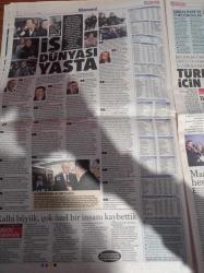 Hürriyet Gazetesi - 22 Ocak 2016 - Mustafa Koç'u Kaybettik - Zamansız Veda - Mustafa Koç Spor Yaparken Kalp Krizi Geçirdi - Rusya'dan Kamışlı'ya Hava Üssü - Davos'ta Dünyaya PKK Sitemi - Mustafa Koç Kardeşim Ali Koç'u Ben Fenerbahçeli Yaptım - Rahmi Koç'un Acısı Büyük - İş Dünyası Yasta - Ahmet Nazif Zorlu- Cem Boyner -  Cem Hakko