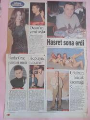 Şamdan  Magazin önlü arkalı 2 sayfa Mustafa Sandal,Yonca Dervişoğlu,  Hande Ataizi kapak resim ,Mezdeke,Zeynep Beşerler,Serdar Ortaç,Ahmet Utlu,Mustafa Altıoklar ,Arzu Yanardağ,Ozan Doğulu 28*41cm