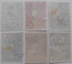 1966 SAN MARINO ULUSLARARASI SPOR OLİMPİYAT PULLARI PTT SİNDEN DAMGALI ZAMKLI ORİJİNAL 4HHH2C NADİR