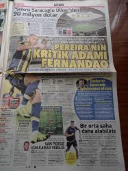 Hürriyet Gazetesi - 4 Ağustos 2015 - Fenerbahçe Şükrü Saraçoğlu Stadı İçin Ülker'le 90 Milyon Dolarlık Anlaşma - Felipe Melo - Öteki Suriye - Padişah Kızı Belçim Bilgin - Emanetçi Oy Polemiği - Selahattin Demirtaş Bin Kez İade - Bülent Arınç - Ali Babacan - Yüksek Askeri Şura