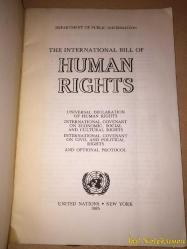 The International Bill of Human Rights - United Nations - İngilizce Kitap (Uluslararası İnsan Hakları Bildirgesi)