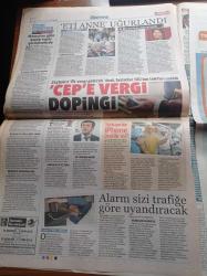 Hürriyet Gazetesi - 8 Ağustos 2015 - Süper Kupa Finali Galatasaray Bursaspor - Toroslar'ın Suyu Kıbrıs'ta Akacak - İkbal Gürpınar 600 Bin Lira Tazminat İstedi - Başbakan Ahmet Davutoğlu Koalisyonu Tabana Sordu - Çipras'ın Feryadı - Silopi'de Hendek Çatışması - Formula 1