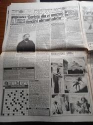 Günaydın Gazetesi - 11 Mart 1994  - Madonna Hülya Avşar - Hakan Şükür Fenerbahçe'nin Hiç Şansı Yok - Rıdvan Dilmen 1 Yıl Daha Oynayacak - İbrahim Tatlıses Derya Tuna'yı Yine Dövdü - Alkolik Fransız Bakan DEP'ten Büyük Para Aldı - Ayıptır Murat Karayalçın - Tansu Çiller Şehitler İçin Mevlid Okuttu- DEP'lilerin Hayalindeki Harita - Leyla Zana - Yerel Seçimler