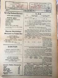 AFYON KUDRET  GÜNLÜK SİYASİ GAZETESİ -YEREL TAŞRA BASINI -  18 KASIM 1960- YIL :4 SAYI :1010-Sabıkların muhakeme safahatı kitap haline getirilecek -Tasfiye yok fakat  değişiklik  zaruri - Üçüncü parti yılbaşında beyannamesini verecek -Şair ve  Bestekar Fethiye Yüce 'nin  ardından   Behçetoğlu - İş ve İşçi   Bulma Kurumu  Afyon Büro Şefliğinden