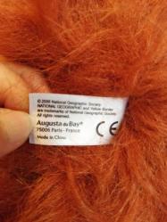 NATİONAL GEOGRAPHİC 2006 YAPIMI VİNTAGE ORANGUTAN ANNE VE BEBEK PELUŞ OYUNCAK FİGÜR BİBLO BEBEK 35 X 50 CM