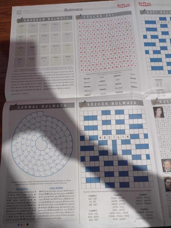Sabah Süper Bulmaca Gazetesi 12 Temmuz 2021 Erkan Can  