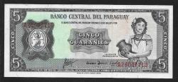 ** PARAGUAY ( 5 * GUARANİES ) 1952 ( 1963 ) ÇİL