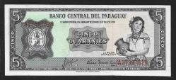 ** PARAGUAY ( 5 * GUARANİES ) 1952 ( 1963 ) ÇİL