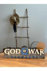 God Of War Ragnarok Logo Figür Kratos Gamer Logo Dekor