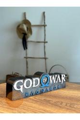 God Of War Ragnarok Logo Figür Kratos Gamer Logo Dekor