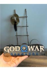 God Of War Ragnarok Logo Figür Kratos Gamer Logo Dekor