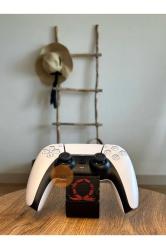 God Of War Kratos Ragnarok PlayStation 5 Dualsense Joystick Standı Kol Standı Kırmızı