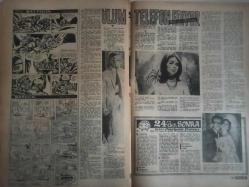 Pazar Aktüalite Sinema Tiyatro Mizah Mecmuası Dergisi Gazetesi - 1 Mart 1964 - Sayı:388 - Salih Uygur - Türkan Şoray - Esrarlı Tepe haberi - Nüveyre Gültekin - Ayhan Işık - Hanım Teyze haberi - Hapishane Cinayetleri haberi - Bedirhan Çınar - Zahid Nami - Denizdeki Erkek haberi - Salih Uygur - Azmi Nihad - Boris Karloff - Vincent Price - Basil Rathbone - Peter Lorre - Dehşetler Komedyası haberi - Peter Lorre - Joyce Jameson - Taş Arabası çizgi romanı - Tokalon Makyaj Malzemesi Reklamı - Hepimizin İçindeki Şeytan hikayesi - Ali Haydar Pektaş - Baytekin çizgi romanı - Boncuk çizgi romanı - Walt Disney - Mac Raboy - Telefon Ediyor hikayesi - Margaret Millar -24'den Sonra haberi - Pavyon Faresi - Genç Kız Kalbi çizgi romanı - Stan Drake - Ali Başarel - Ben Bolt çizgi romanı - John Cullen Murphy - Üner İlsever - Hakkı Haktan - Aysel Tanju - Ümit Utku fotoğraf ve haberi - Tam Takım Dergi