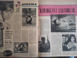 Pazar Aktüalite Sinema Tiyatro Mizah Mecmuası Dergisi Gazetesi - 12 Mart 1966 - Sayı:494 - Hülya Koçyiğit - Türkan Şoray - Meliha Şoray - Orhan Günşiray - Filiz Akın - Leyla Sayar - Evrim Fer - Fahriye Tamkan - Melek Koçyiğit - Muzaffer Nebioğlu - Semra Sar - Neriman öksal - Suzan Avcı - Behiye Avcı - Lütfi Güneri - Neriman Güneri - Müzeyyen Poyraz - Dönme Dolap hikayesi - Cüneyt Arkın - Dansöz Oldu haberi - Salih Güney - Gönül Yazar - Çolpan İlhan - Sadri Alışık - Kartal Tibet - Ayfer Feray - Tülin Elgin - Kuzey Vargın - Jack Lemmon - Hanımlar Sizin İçin haberi - Zeynep Berk fotoğraf ve haberi - Dergi Tam Değildir Sadece 12 Sayfası Mevcuttur