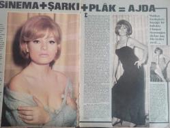 Pazar Aktüalite Sinema Tiyatro Mizah Mecmuası Dergisi Gazetesi - 10 Aralık 1966 - Sayı:533 - Ajda Pekkan - Sinema + Şarkı +Plak =AJDA haberi - Sevda Ferdağ - Tanju Gürsu - Selda Alkor - Yorgat Gitti Kavga Bitti haberi - Gürel Ünlüsoy - Cüneyt Arkın - Filiz Akın - Ediz Hun - Sadri Alışık - Hanımlar İçin haberi - Zeynep Berk fotoğraf ve haberi - Dergi Tam Değildir Sadece 6 Sayfası Mevcuttur