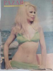 Pazar Aktüalite Sinema Tiyatro Mizah Mecmuası Dergisi Gazetesi - 30 Ağustos 1968 - Sayı:623 - Türkan Şoray - Göksel Arsoy - Muhterem Nur - Hülya Koçyiğit - İzzet Günay - Süleyman Turan - Nilüfer Koçyiğit - Fatma Girik - Altan Erbulak - Öztürk Serengil - Leyla Sayar - Tülin Elgin - Mine Soley - Özkan Yılmaz - Sadri Alışık - Hüseyin Baradan - Türkan Şoray - Rüçhan Adlı - Ve Son Söz Türkan'ın - Meliha Şoray  - Nazan Şoray - Gönül Yazar - Maruf Bekdaş - Şeyh Ahmet - Fikret Hakan - Hüsnü Cantürk - Murat Soydan - Ali Şen - Serap Olguner - Bahri Özkan - Volkan Yıldırım - Fatma Girik - Memduh Ün - Sevim Şengül - Pervin Par - Nuri Sesigüzel - Sema Özcan fotoğraf ve haberi - Çiti Deterjan Reklamı - Stok Hamam Salonu Reklamı - Tam Takım Dergi