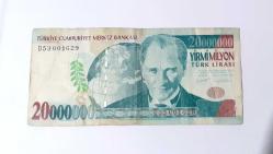 Efemera - 20 Milyon TL Temiz 2001 - kitantik - kitaLog