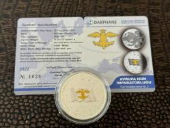 DARPHANE Avrupa Hun İmparatorluğu-Türk Devletleri Serisi No:3 Gümüş Hatıra Para