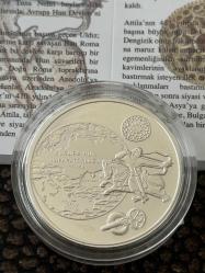 DARPHANE Avrupa Hun İmparatorluğu-Türk Devletleri Serisi No:3 Gümüş Hatıra Para