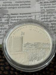 DARPHANE Diyarbakır Hevsel Bahçeleri ve Kalesi - Antik Kentler Serisi No:15  Gümüş Hatıra Para
