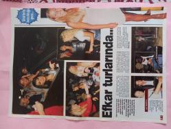 Şamdan  Magazin Dergi önlü arkalı 2  sayfa Hande Ataizi kapak resim,Seren Serengil ,Ali Ramazanoğlu28*41cm