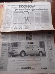 Milliyet Gazetesi - 8 Eylül 1995 - A Milli Takım Rekorları Alt Üst Ediyor - Fatih Terim - Hakan Şükür - Cumhuriyet Halk Partisi Kurultaya 2 Gün Kala - Boris Yeltsin Diş Gösterdi - Erdal İnönü Bosna İçin Umutlu - Tansu Çiller Koruma Yumrukladı - Güler Sabancı - Süleyman Demirel