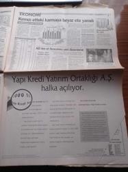 Milliyet Gazetesi - 8 Eylül 1995 - A Milli Takım Rekorları Alt Üst Ediyor - Fatih Terim - Hakan Şükür - Cumhuriyet Halk Partisi Kurultaya 2 Gün Kala - Boris Yeltsin Diş Gösterdi - Erdal İnönü Bosna İçin Umutlu - Tansu Çiller Koruma Yumrukladı - Güler Sabancı - Süleyman Demirel