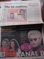 Milliyet Gazetesi - 1 Ağustos 1995 - Bursaspor'un Bileği Bükülmüyor - Gülay Atığ'ın Sporcu Ordusu - Bayanlar Futbolda Dinarsu Fırtınası - Kuzey Irak Barut Fıçısı - MHP Başkanını Alparslan Türkeş Siyasette 30. Yılını Kutluyor - Fatih Altaylı İle Ali Desidero'nun Koruma Polemiği - Nükhet Duru'dan İkinci Evet - Liderler Sahalarda - Tansu Çiller - Süleyman Demirel