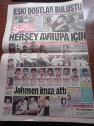 Milliyet Gazetesi - 1 Ağustos 1995 - Bursaspor'un Bileği Bükülmüyor - Gülay Atığ'ın Sporcu Ordusu - Bayanlar Futbolda Dinarsu Fırtınası - Kuzey Irak Barut Fıçısı - MHP Başkanını Alparslan Türkeş Siyasette 30. Yılını Kutluyor - Fatih Altaylı İle Ali Desidero'nun Koruma Polemiği - Nükhet Duru'dan İkinci Evet - Liderler Sahalarda - Tansu Çiller - Süleyman Demirel