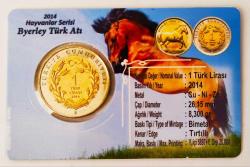 Hayvanlar Serisi 2014.. ((Byerley Türk Atı)) Hatıra Parası..