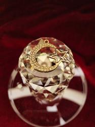 KOLYE UCU,NEFİS GÖRSELLİ ZİRKON TAŞLARLA BEZELİ AY YILDIZIMIZ 792