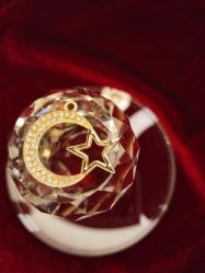 KOLYE UCU,NEFİS GÖRSELLİ ZİRKON TAŞLARLA BEZELİ AY YILDIZIMIZ 792