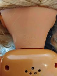 BAYER  DAMGALI VİNTAGE VİNİL (ET) VE SERT PLASTİK BEBEK 42 CM