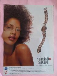 Şamdan Magazin Dergi 14 Ekim 2001 önlü arkalı 2 sayfa ,Demet Şener kapak resim 28*41cm Swatch Saat reklamı