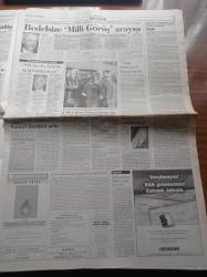 Cumhuriyet Gazetesi - 30 Kasım 1996 - Aktör Fikret Hakan'a Saldırı - Beşiktaşlı Alpay Özalan'a Büyük Ödül - Fenerbahçe'de Kavgalı Antrenman - Refah Partisi Hilafet Düzeni İstedi - Öğretmenevleri Mafyaya Çeteye Peşkeş Çekilecek -  Doğu Perinçek'ten İddia Turgut Özal Gizli Raporları Bush'a Ulaştırdı - Ordu'da Dinleme Cihazı Aranıyor - Bahçelievler Katliamı - Mesut Yılmaz'a Saldırı Türkiye Bağlantılı - Abdullah Çatlı