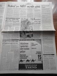 Cumhuriyet Gazetesi - 10 Kasım 1996 - ATA'nın Ölümünün 58. Yıldönümü - Atatürk'ü Anıyoruz Ve Arıyoruz - A Milli Futbol Takımımız San Marino Karşısında - Olimpiyat Ödülleri -  Abdullah Çatlı Ve Özel Tim İlişkisi - Deniz Baykal Türkiye AIDS'li- Abdullah Çatlı'nın Üzerinden Çıkan Mehmet Özbay Kimliği - Gerçek Mehmet Özbay Londra'da - Devlet Mafya Aşiret Bağlantısı - ÖDP'den Sifon Çek Çağrısı - Necmettin Erbakan