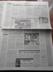 Cumhuriyet Gazetesi - 10 Kasım 1996 - ATA'nın Ölümünün 58. Yıldönümü - Atatürk'ü Anıyoruz Ve Arıyoruz - A Milli Futbol Takımımız San Marino Karşısında - Olimpiyat Ödülleri -  Abdullah Çatlı Ve Özel Tim İlişkisi - Deniz Baykal Türkiye AIDS'li- Abdullah Çatlı'nın Üzerinden Çıkan Mehmet Özbay Kimliği - Gerçek Mehmet Özbay Londra'da - Devlet Mafya Aşiret Bağlantısı - ÖDP'den Sifon Çek Çağrısı - Necmettin Erbakan
