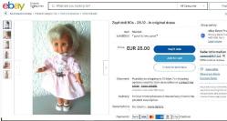 1980'LERDEN ZAPF CREATİONS DAMGALI VİNTAGE VİNİL (ET) BEBEK 28 CM