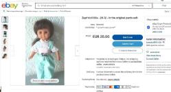 1980'LERDEN ZAPF CREATİONS DAMGALI VİNTAGE VİNİL (ET) BEBEK 28 CM